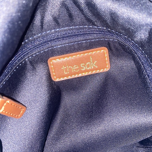 The Sak knitted blue and white hobo purse - Picture 12 of 13